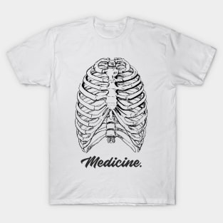 Medicine Anatomy Rips - Medical Student in Medschool T-Shirt